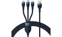 Baseus Flash Series Ⅱ Braided USB to Lightning / Type-C / micro USB Cable Μπλε 1.2m