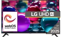 LG Smart Τηλεόραση 43" 4K UHD LED AI UA73 HDR (2025)