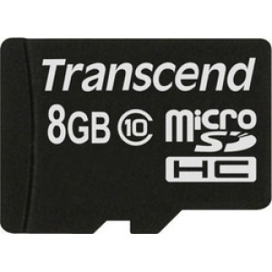 Transcend microSDHC 8GB Class 10