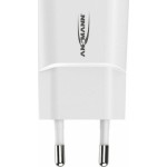 Ansmann Φορτιστής Χωρίς Καλώδιο με Θύρα USB-A Λευκός (HC105)