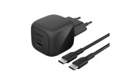 Belkin Φορτιστής με Θύρα USB-C και Καλώδιο USB-C 45W Power Delivery Μαύρος (WCA013KQ1MBK-B6)