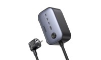 Ugreen Φορτιστής με Ενσωματωμένο Καλώδιο με Θύρα USB-A και 3 Θύρες USB-C 100W Power Delivery / Quick Charge 3.0 / Quick Charge 4+ Γκρι (CD270 Power Strip)