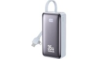 WK Power Bank 10000mAh USB-C/Lightning 35W Μπλε