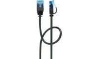 Powertech U/UTP Cat.6a (Gigabit) Καλώδιο Δικτύου Ethernet 1m Μαύρο