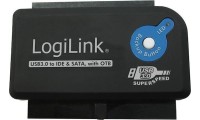 LogiLink USB 3.0 to IDE & SATA Adapter with One Touch Backup Μαύρο (AU0028A)