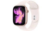 Apple Watch Series 11 Aluminium 46mm Αδιάβροχο με Παλμογράφο (Rose Gold Aluminium Case with Light Blush Sport Band - S/M)