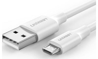 Ugreen Regular USB 2.0 to micro USB Cable Λευκό 2m