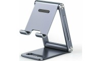 Ugreen Foldable Multi-Angle Phone Stand Βάση Γραφείου για Κινητό σε Γκρι χρώμα