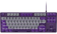 Fury Kanabo K2 Gaming Μηχανικό Πληκτρολόγιο με Φωτιζόμενα πλήκτρα (Αγγλικό US) Grey/Violet