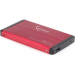 Gembird External HDD Enclosure 2.5" USB 3.0 Κόκκινο