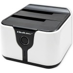 Qoltec Docking Station για 2 Σκληρούς Δίσκους SATA 2.5" / 3.5" με σύνδεση USB 3.0 (50309)