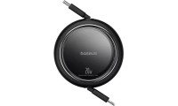 Baseus Retractable USB-C to Lightning Cable 20W Μαύρο 1m