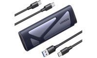 Ugreen Θήκη για Σκληρό Δίσκο M.2 SATA III NVME με σύνδεση Type-C σε Γκρι χρώμα