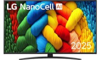 LG Smart Τηλεόραση 50" 4K UHD LED NanoCell AI NANO81 HDR (2025)