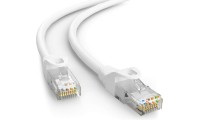 Powertech U/UTP Cat.6 Καλώδιο Δικτύου Ethernet 0.5m Λευκό 1τμχ