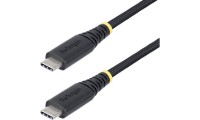 StarTech Braided USB 2.0 Cable USB-C male - USB-C male 240W Ασημί 1m