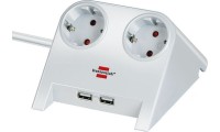Brennenstuhl Πολύπριζο 2 Θέσεων με 2 USB-A και Καλώδιο 1.8m