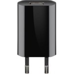 Goobay Φορτιστής Χωρίς Καλώδιο με Θύρα USB-A 5W Μαύρος (44949)