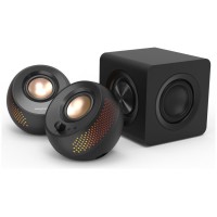 Creative Pebble X Plus Bluetooth Ηχεία Υπολογιστή 2.1 RGB 30W Μαύρο