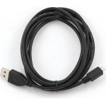 Gembird Regular USB 2.0 to micro USB Cable Μαύρο 1m (CCP-mUSB2-AMBM-1M)