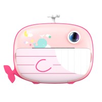 Kiddoboo FotoFun 2 Whale Compact Φωτογραφική Μηχανή Ροζ