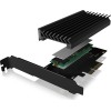Icy Box ARGB PCIe extension card for M.2 NVMe SSD