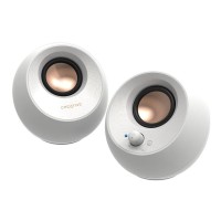 Creative Pebble V3 Ηχεία Υπολογιστή 2.0 με Bluetooth και Ισχύ 8W σε Λευκό Χρώμα
