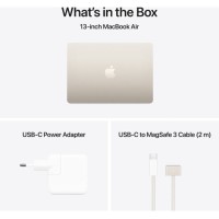 Apple MacBook Air Apple M M4 Laptop 38.9 cm (15.3 ) 16 GB 512 GB SSD Wi-Fi 6E (802.11ax) macOS Sequoia Beige (International English Keyboard)