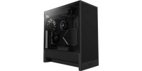 NZXT H5 Flow Midi Tower Κουτί Υπολογιστή με Πλαϊνό Παράθυρο Μαύρο