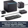 Amazon TV Box Fire TV Cube 4K UHD με WiFi 2GB RAM και 16GB Αποθηκευτικό Χώρο με Λειτουργικό Android 9.0 και Alexa
