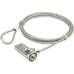 LogiLink Universal Κλειδαριά για Laptop με Συνδυασμό 1.5m Ασημί