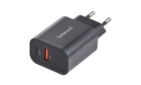 Intenso Φορτιστής W30AC USB-A/ USB-C 30W Μαύρο