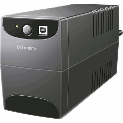 Bitmore U850 UPS Line-Interactive 850VA 100W με 2 Schuko Πρίζες