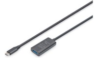 Digitus USB 3.2 Cable USB-C male - USB-A female 5m