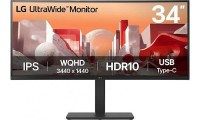 LG 34BA75QE-B Ultrawide IPS HDR Curved Monitor 34" QHD 3440x1440