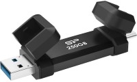 Silicon Power DS72 250GB USB 3.2 SSD Dual Stick Μαύρο