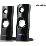 Audiocore AC860 Ηχεία Υπολογιστή 2.0 με Ισχύ 8W σε Μαύρο Χρώμα