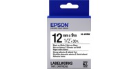 Epson LK-4WBW Ταινία Ετικετογράφου (9m x 12mm) C53S654016 Μαύρο σε Λευκό