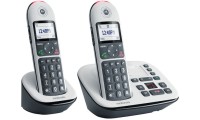 Motorola CD5012 Ασύρματο Τηλέφωνο Duo Λευκό