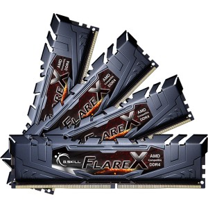 G.Skill Flare X 32GB DDR4 RAM (4x8GB) 3200MHz (F4-3200C16Q-32GFX)