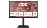 AOC 24E4U IPS HDR Monitor 23.8" FHD 1920x1080 με Χρόνο Απόκρισης 4ms GTG