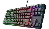 Trust 25724 Gaming Μηχανικό Πληκτρολόγιο Tenkeyless με Huano Brown διακόπτες και RGB φωτισμό (Αγγλικό US)