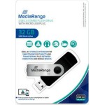 MediaRange 32GB USB 2.0 Stick Μαύρο