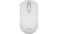 Savio MB-05 Ασύρματο Bluetooth Ποντίκι Λευκό