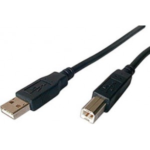 Sharkoon USB 2.0 Cable USB-A male - USB-B male Μαύρο 1m