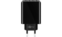 Goobay 4x USB-A Wall Adapter 30W Μαύρο (44953)