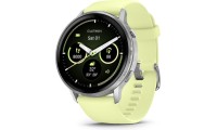 Garmin Venu 4 Stainless Steel 45mm Αδιάβροχο Smartwatch με Παλμογράφο Silver with Citron