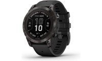 Garmin Fenix 7 Pro Sapphire Solar Titanium 42mm Αδιάβροχο Smartwatch με Παλμογράφο Titanium Carbon Gray DLC with Black