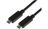 LogiLink USB 2.0 Cable USB-C male - USB-C male Μαύρο 0.5m