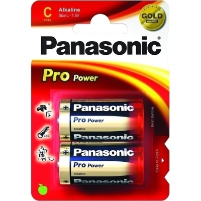 Panasonic Pro Power Αλκαλικές Μπαταρίες C 1.5V 2τμχ